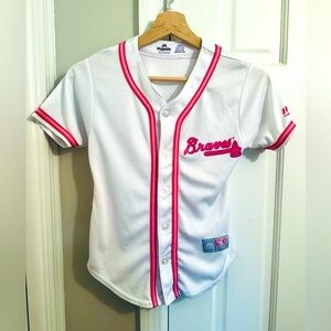 Girls Atlanta Braves Baseball Jersey